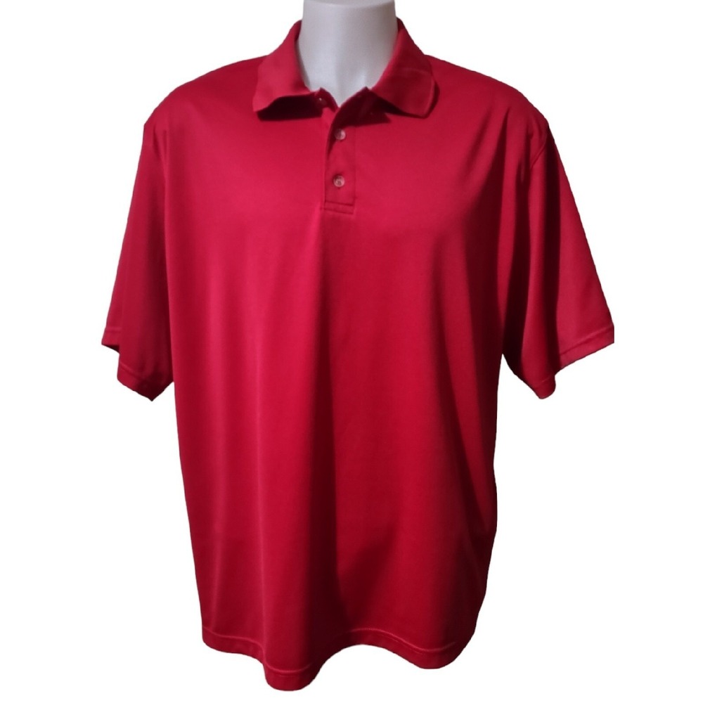 C9 Champion Polo Golf Adult Mens XXL Spread Collared Short Sleeve Shirt Maroon